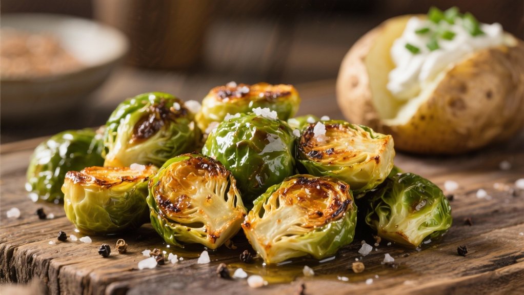 crispy roasted brussels sprouts