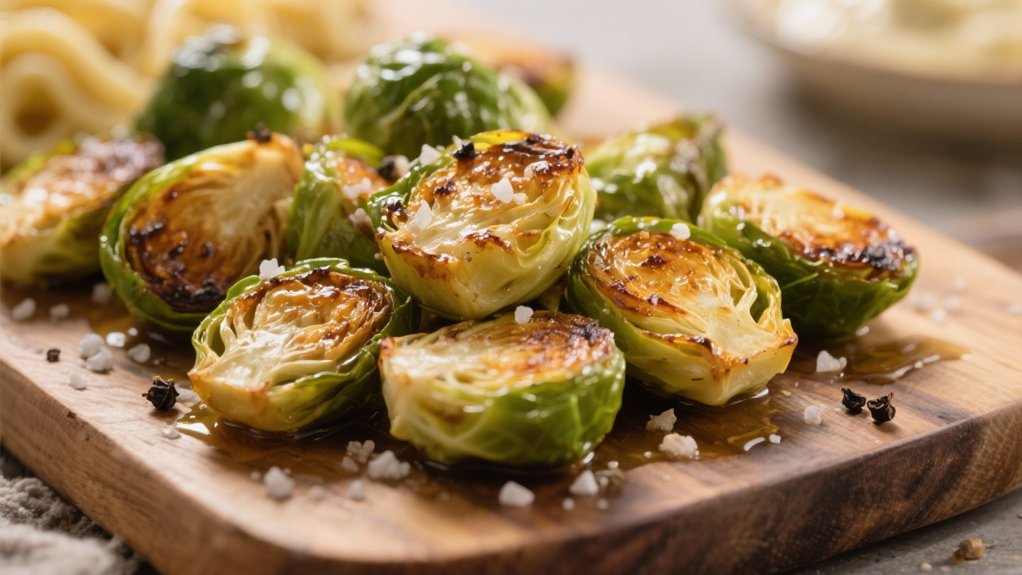 crispy roasted brussels sprouts