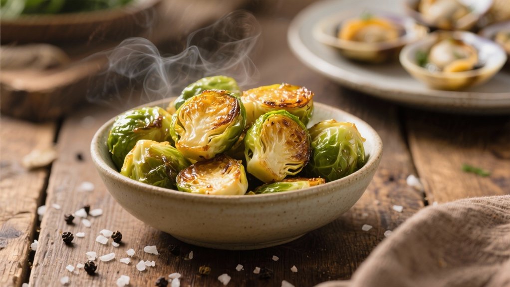 crispy roasted brussels sprouts