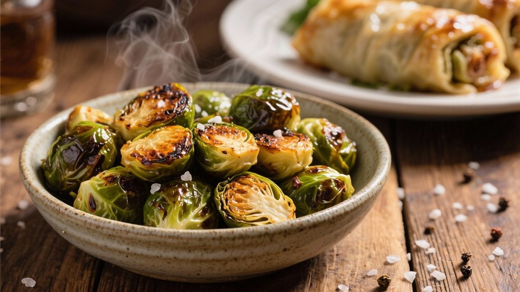 crispy roasted brussels sprouts