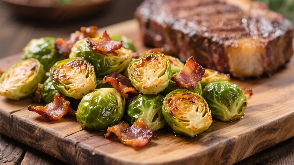 crispy roasted brussels sprouts