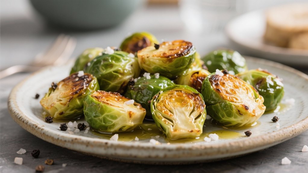crispy roasted brussels sprouts
