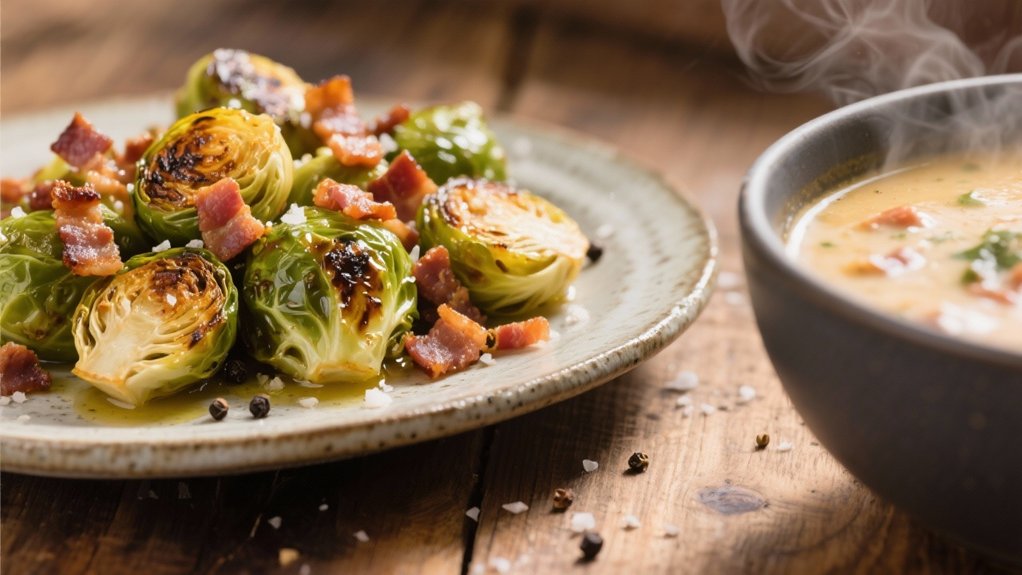 crispy roasted brussels sprouts