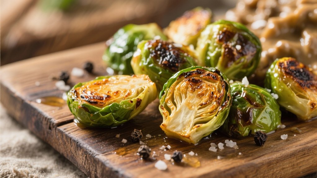 crispy roasted brussels sprouts