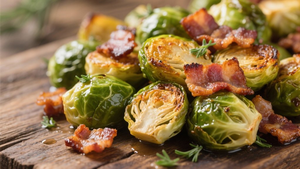 crispy roasted brussels sprouts