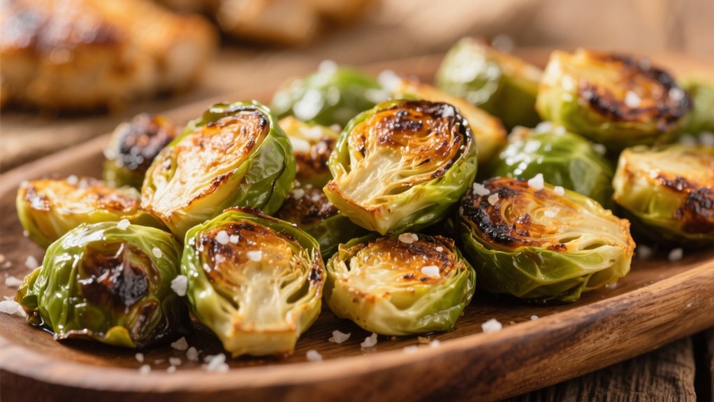 crispy roasted brussels sprouts