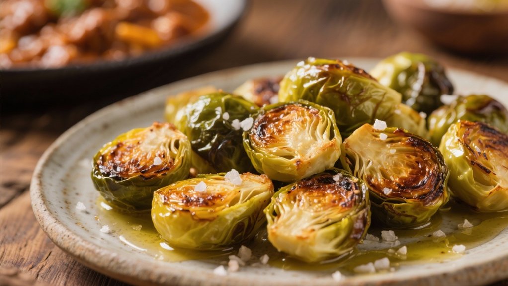 crispy roasted brussels sprouts