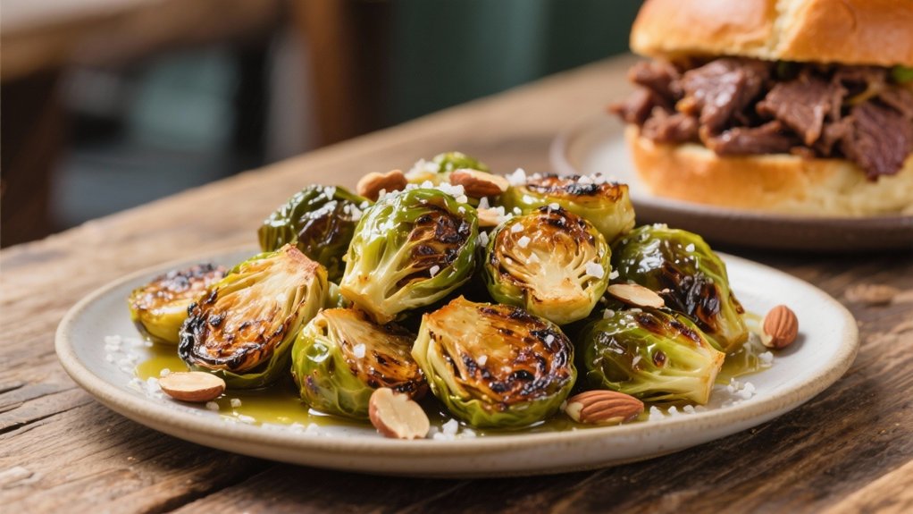 crispy roasted brussels sprouts