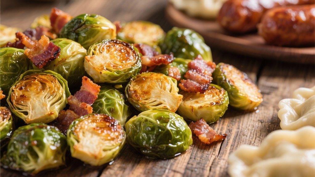 crispy roasted brussels sprouts