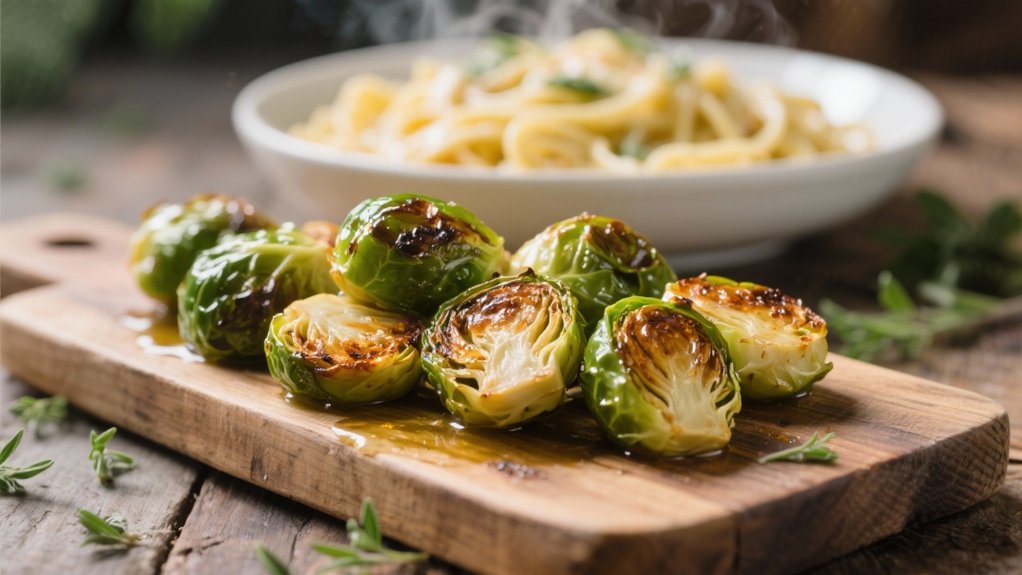 crispy roasted brussels sprouts