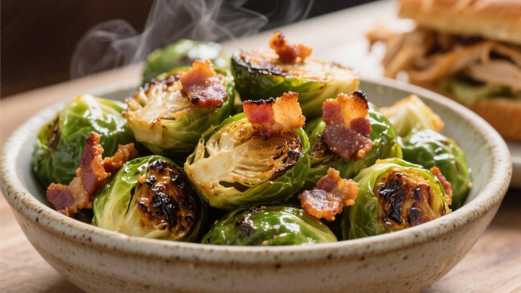 crispy roasted brussels sprouts