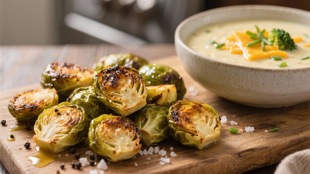 crispy roasted brussels sprouts