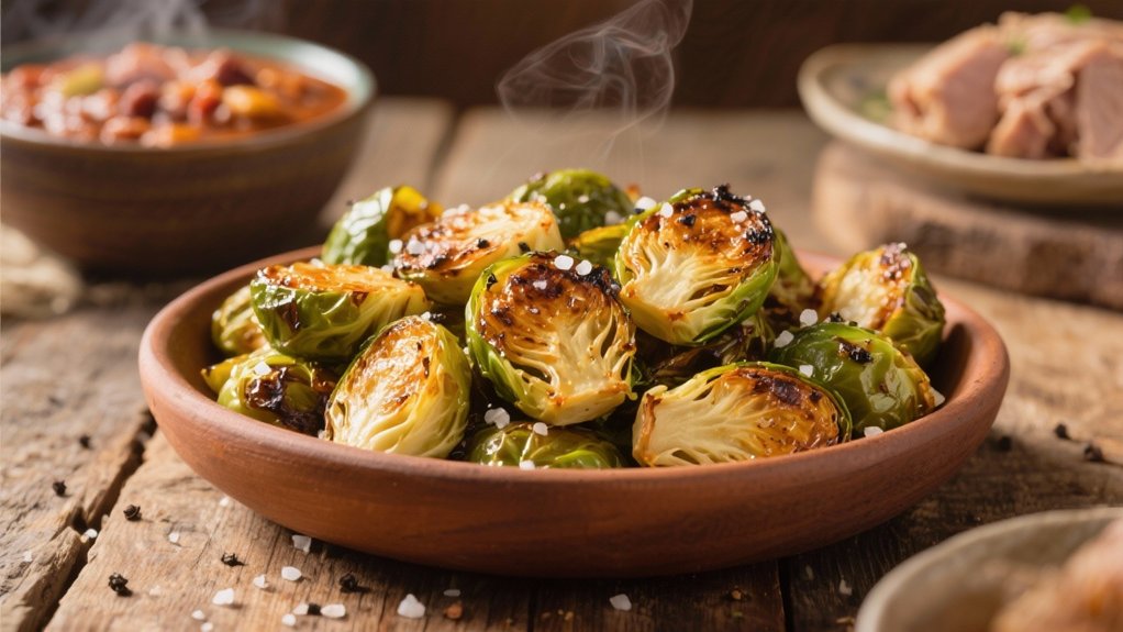 crispy roasted brussels sprouts