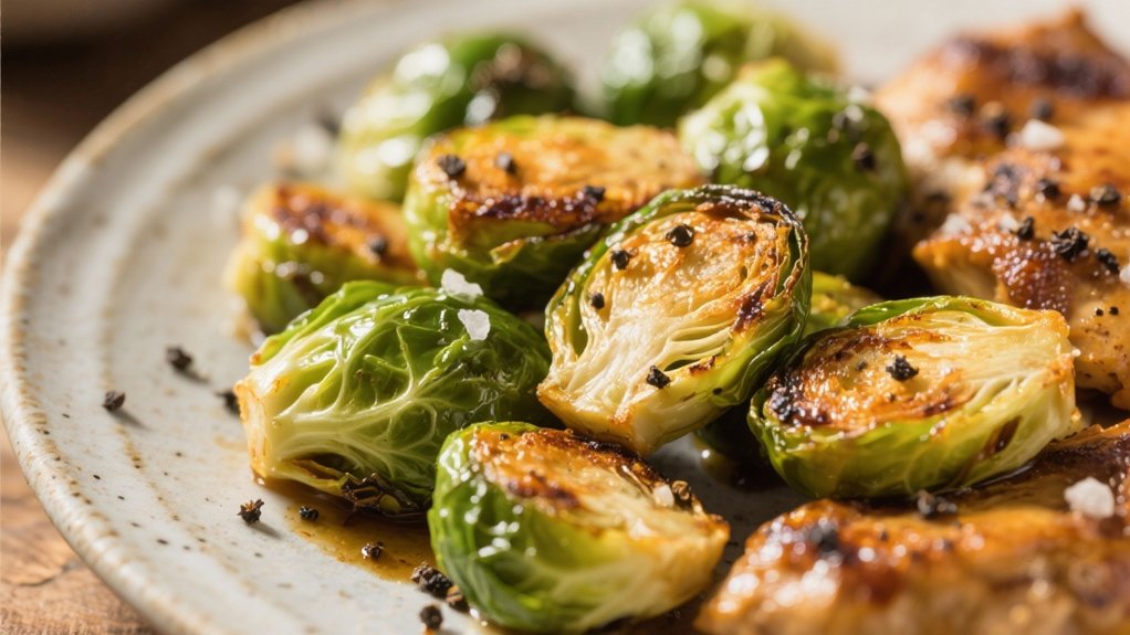 crispy roasted brussels sprouts