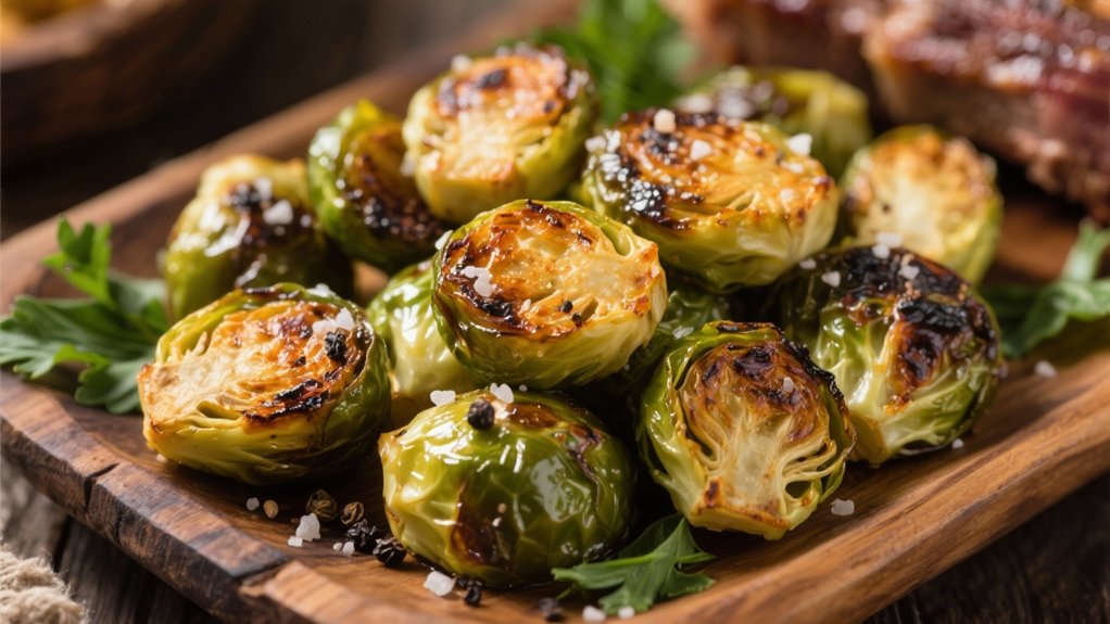 crispy roasted brussels sprouts