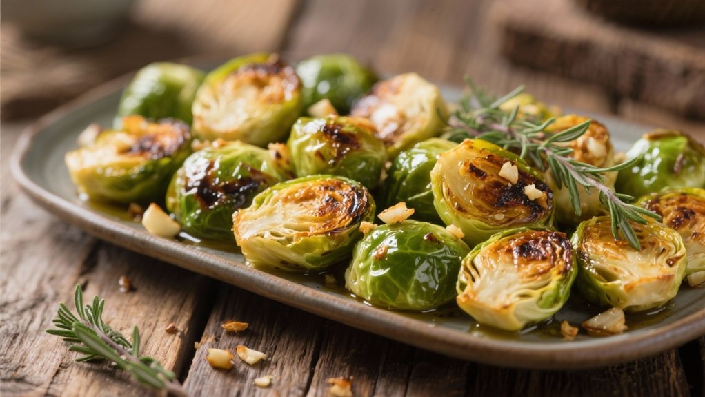 crispy roasted brussels sprouts