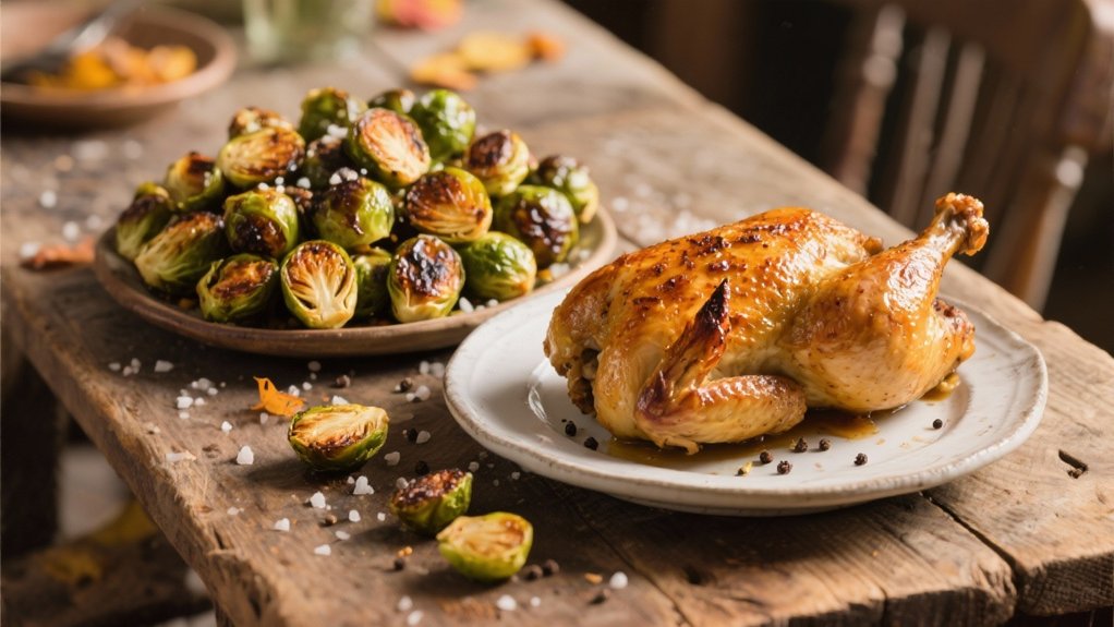 crispy roasted brussels sprouts