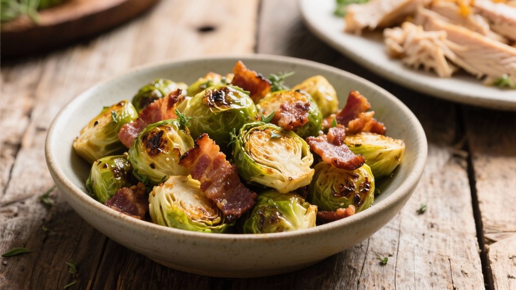 crispy roasted brussels sprouts