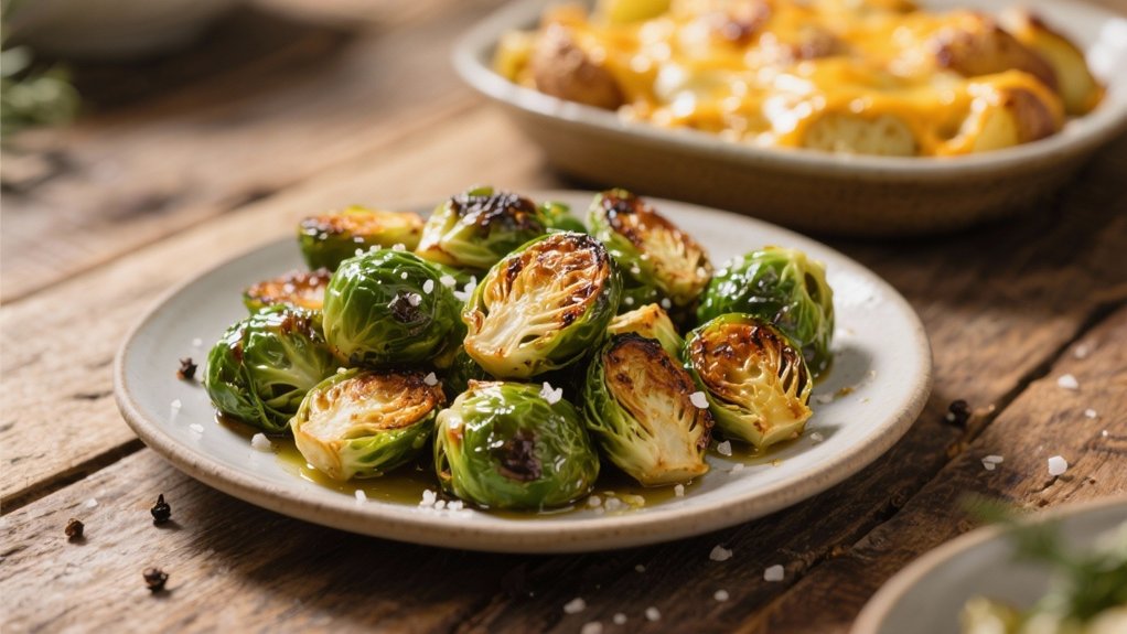 crispy roasted brussels sprouts