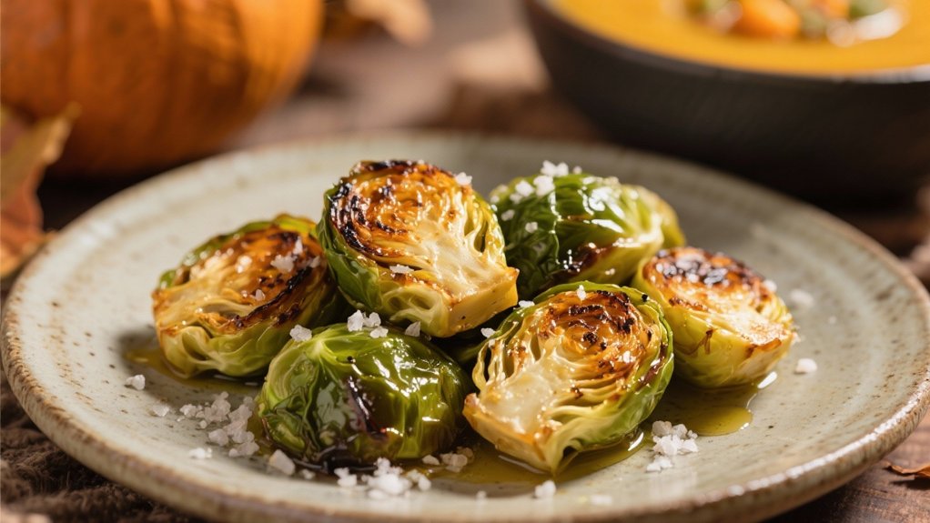 crispy roasted brussels sprouts