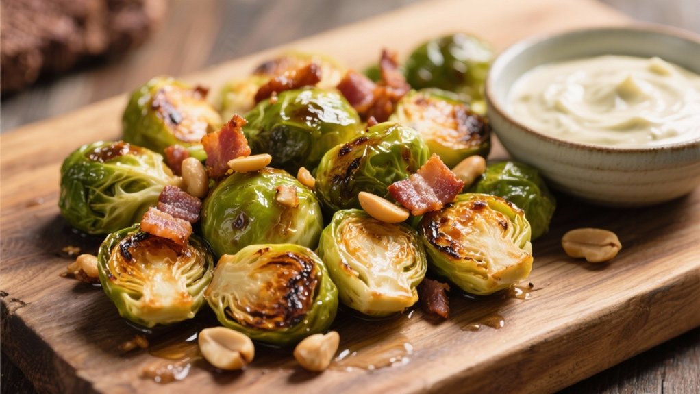 crispy roasted brussels sprouts