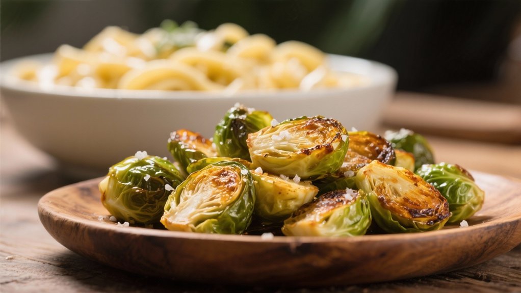 crispy roasted brussels sprouts