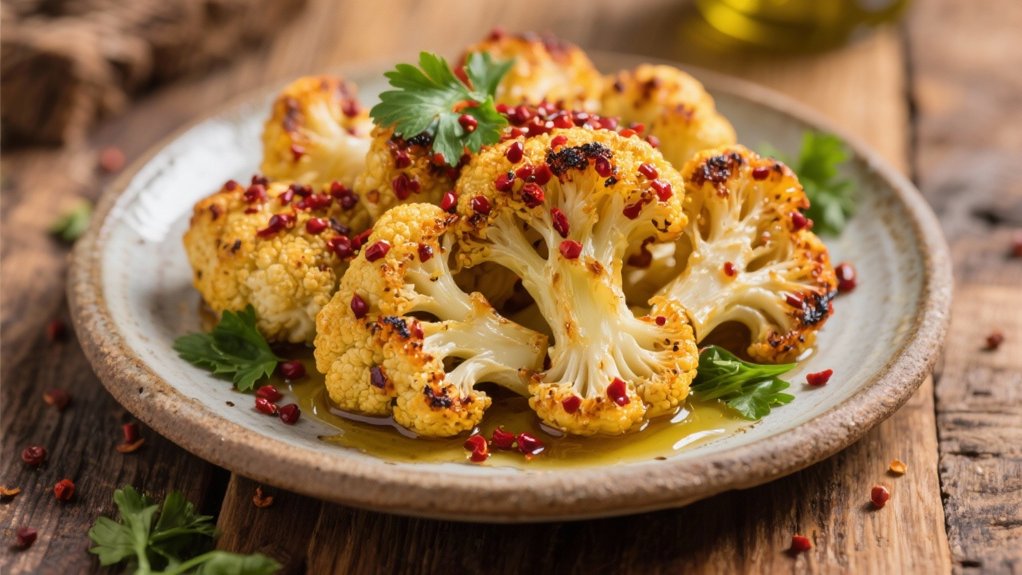 crispy roasted cauliflower delight