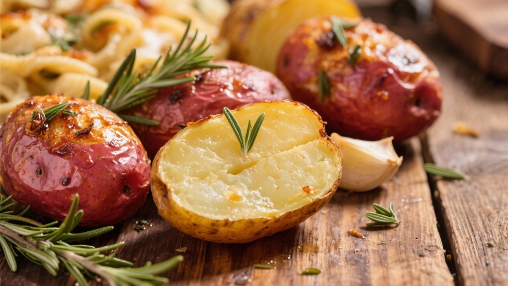 crispy roasted rosemary potatoes