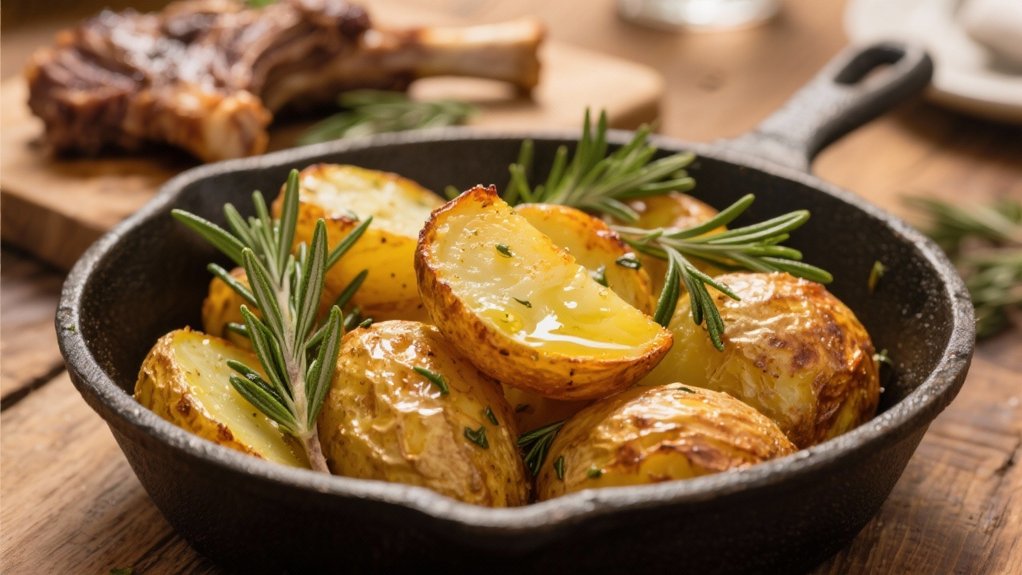 crispy rosemary roasted potatoes