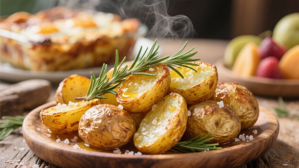 crispy rosemary roasted potatoes