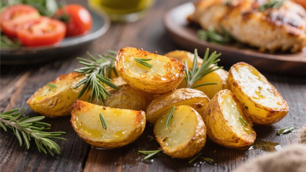 crispy rosemary roasted potatoes
