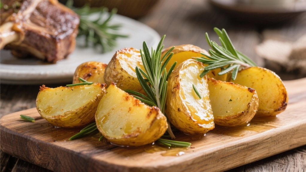 crispy rosemary roasted potatoes