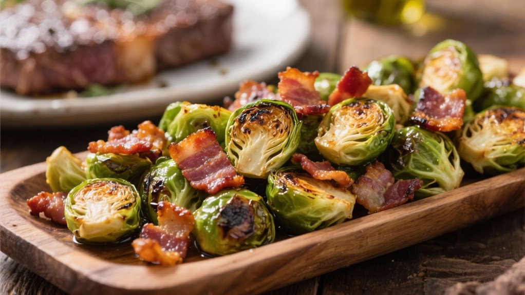 crispy savory brussels sprouts