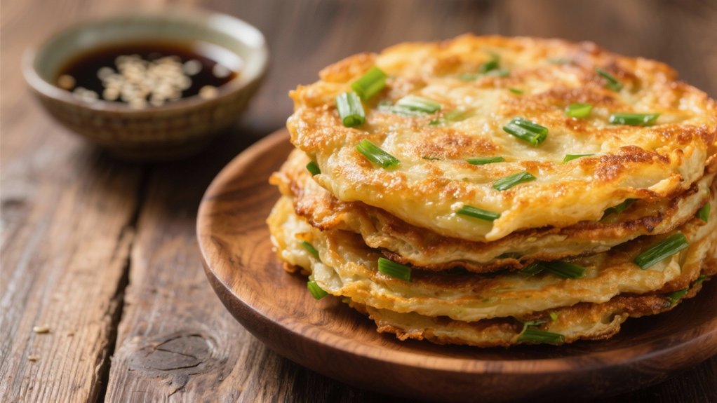 crispy savory korean pancakes