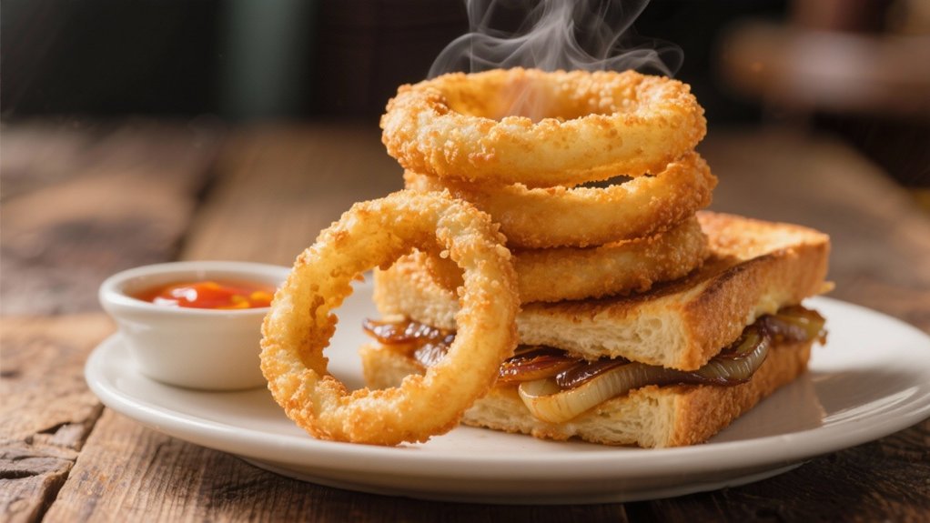 crispy savory onion rings