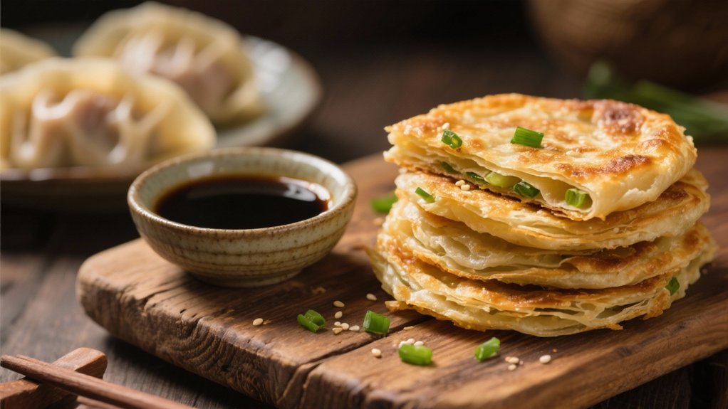 crispy scallion pancake delight