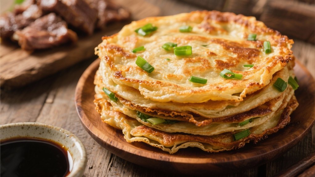 crispy scallion pancakes delight