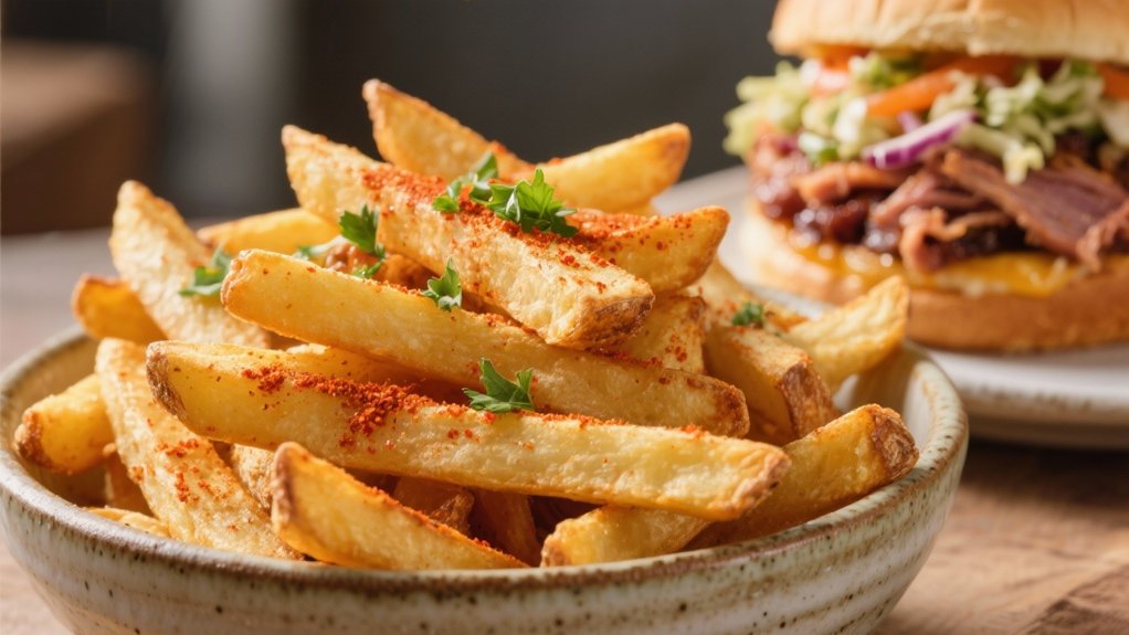crispy seasoned french fries