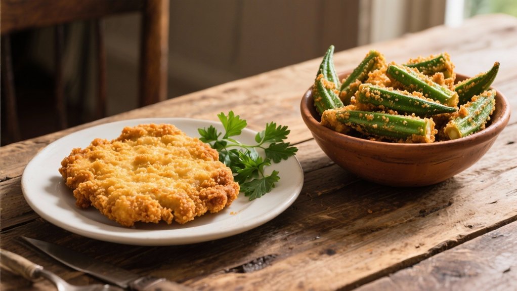 crispy seasoned fried okra