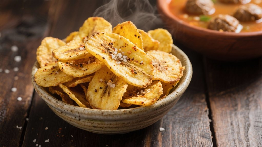 crispy seasoned plantain chips