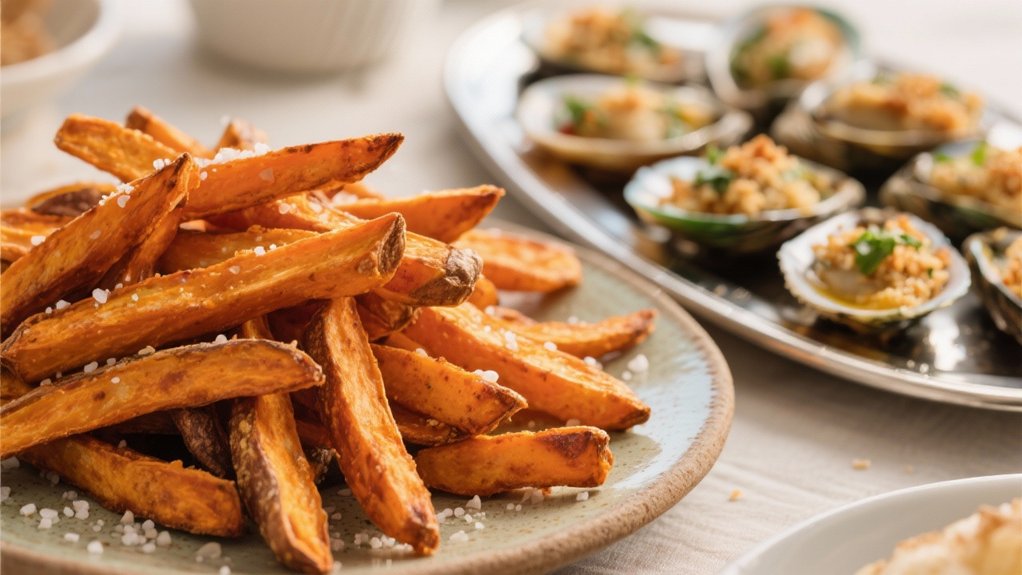 crispy seasoned sweet potato fries