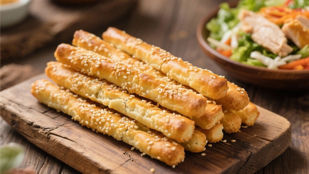 crispy sesame breadstick variations