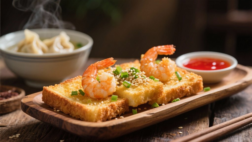 crispy shrimp toast indulgence