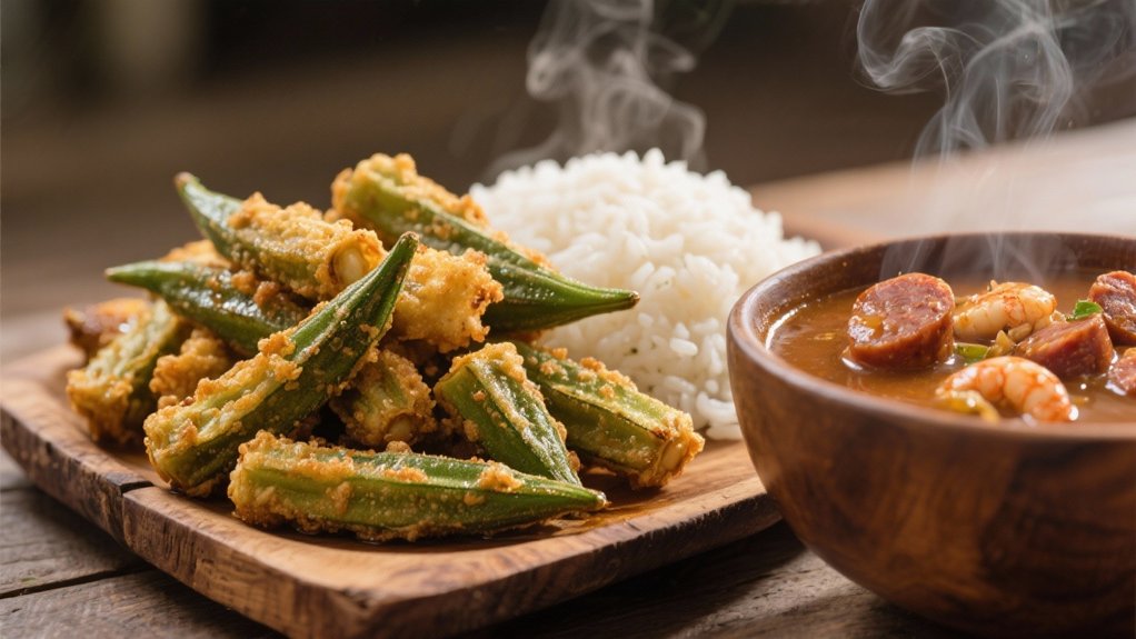 crispy southern fried okra