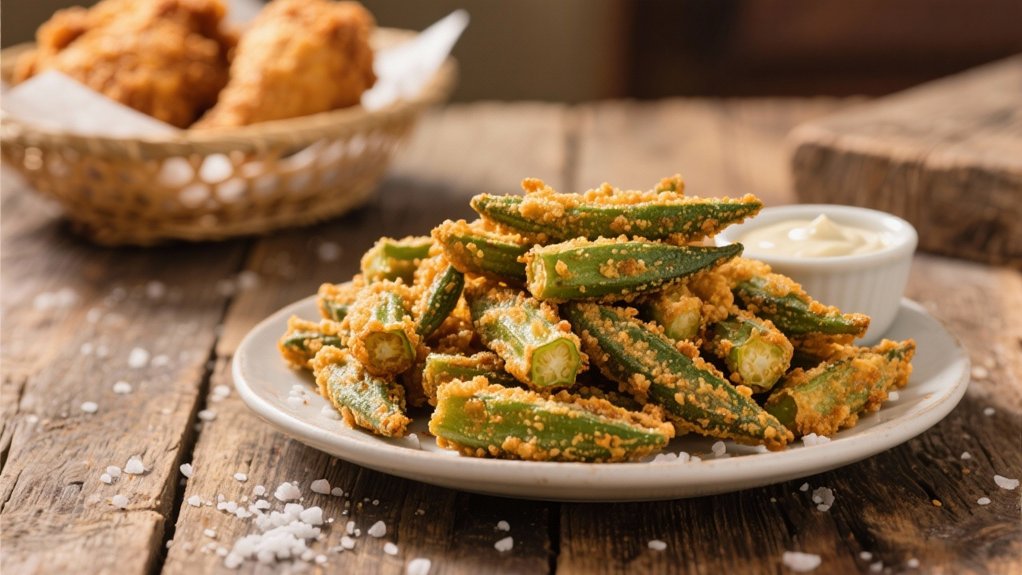 crispy southern fried okra