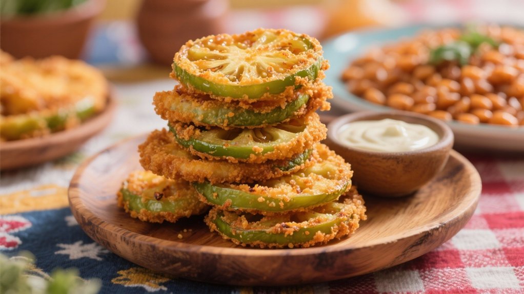 crispy southern fried tomatoes