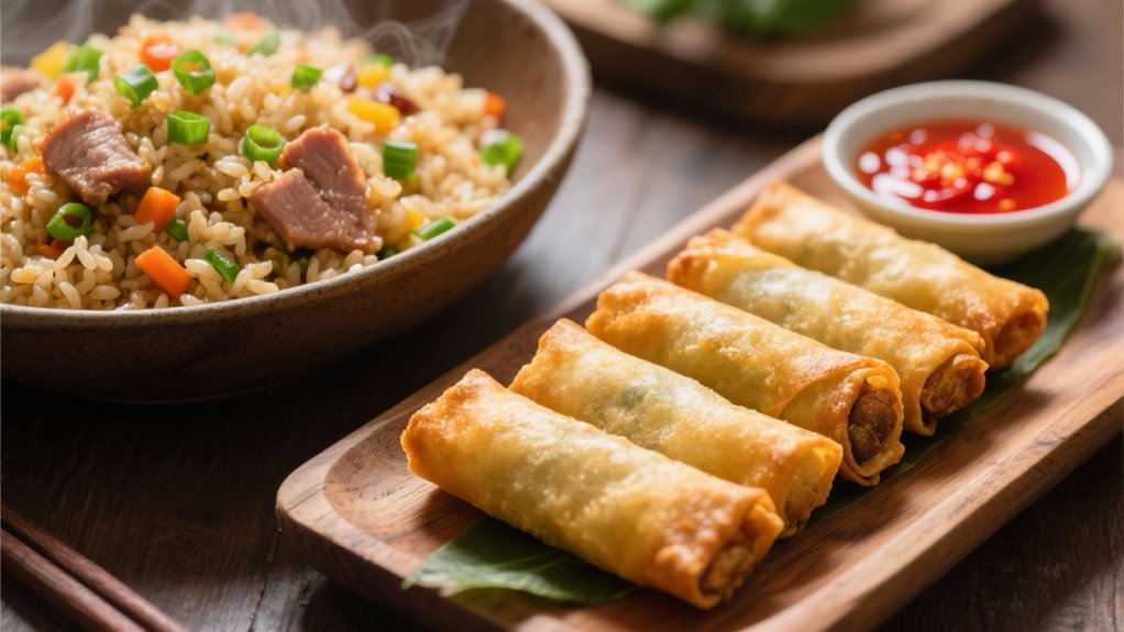 crispy spring rolls varieties