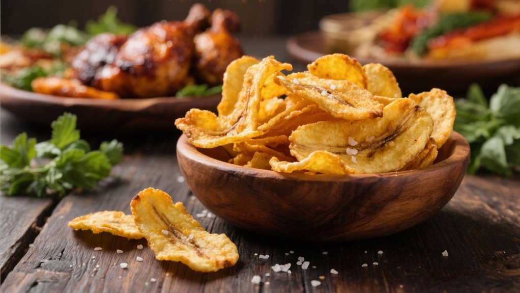 crispy sweet plantain chips