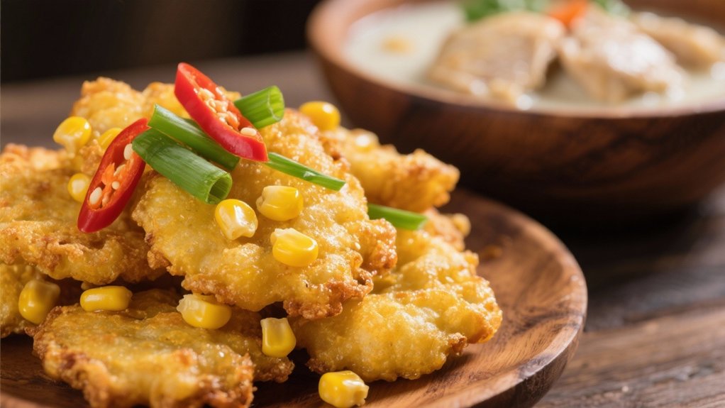 crispy sweet savory fritters
