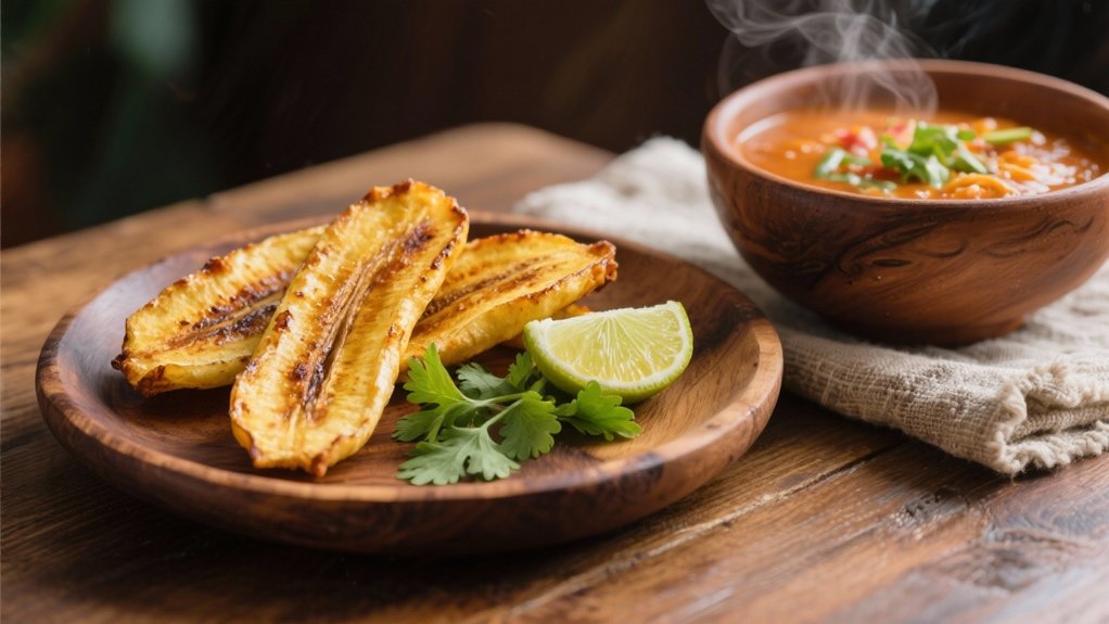 crispy sweet savory plantains